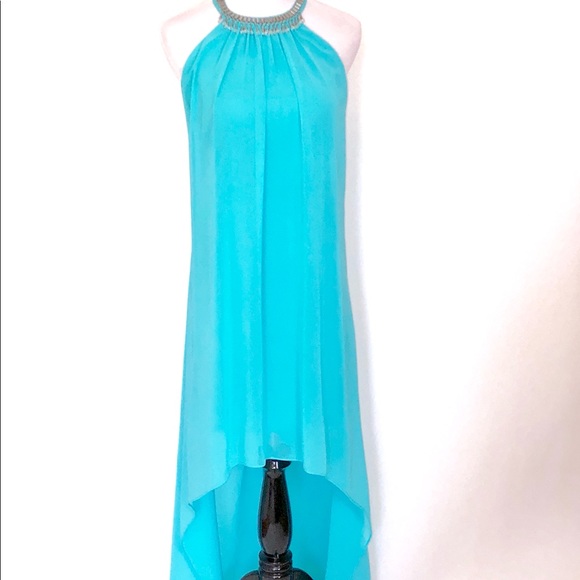 Laundry by Shelli Segal Embellished Chiffon Gown - Picture 4 of 8